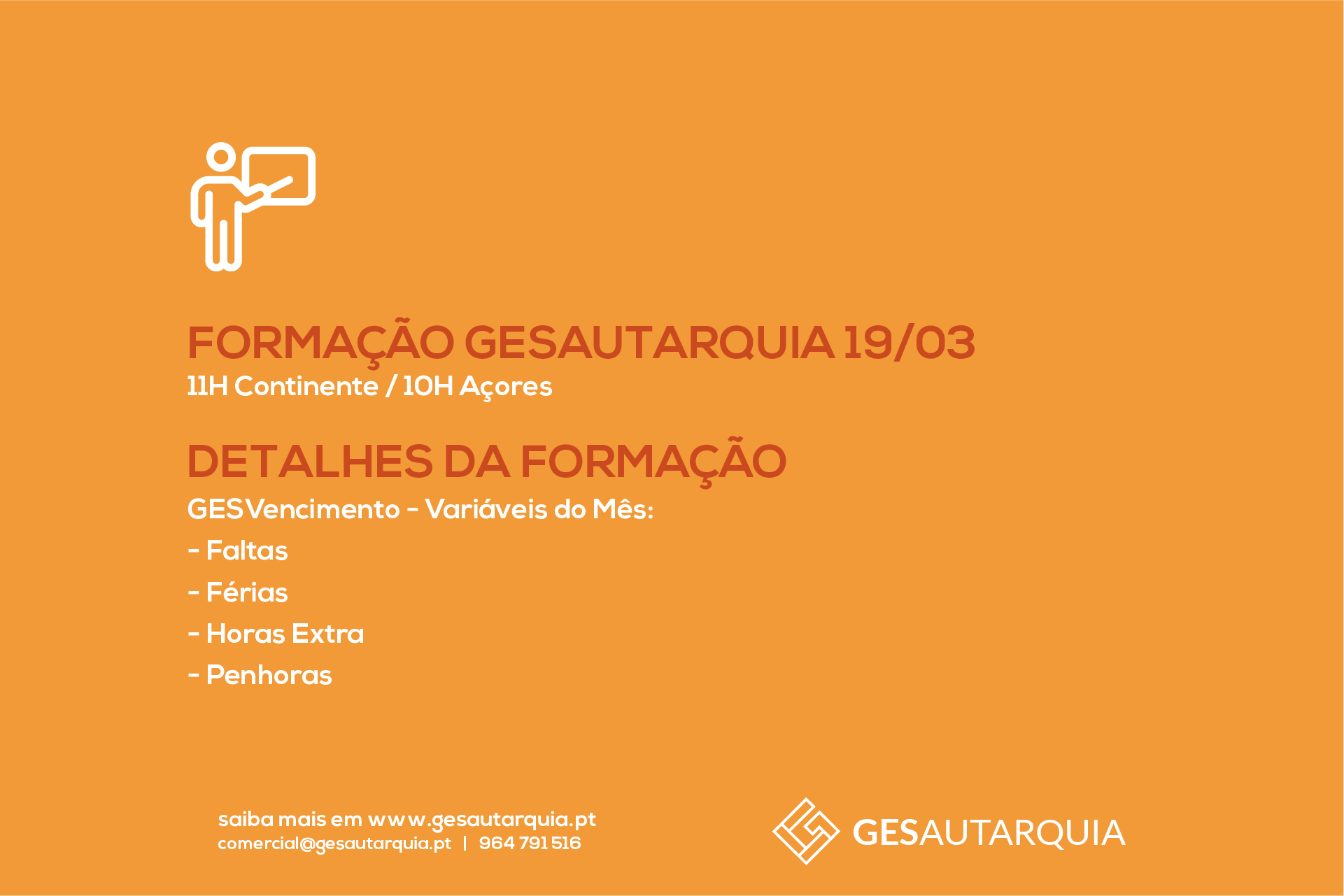 Formação Semanal GESAutarquia