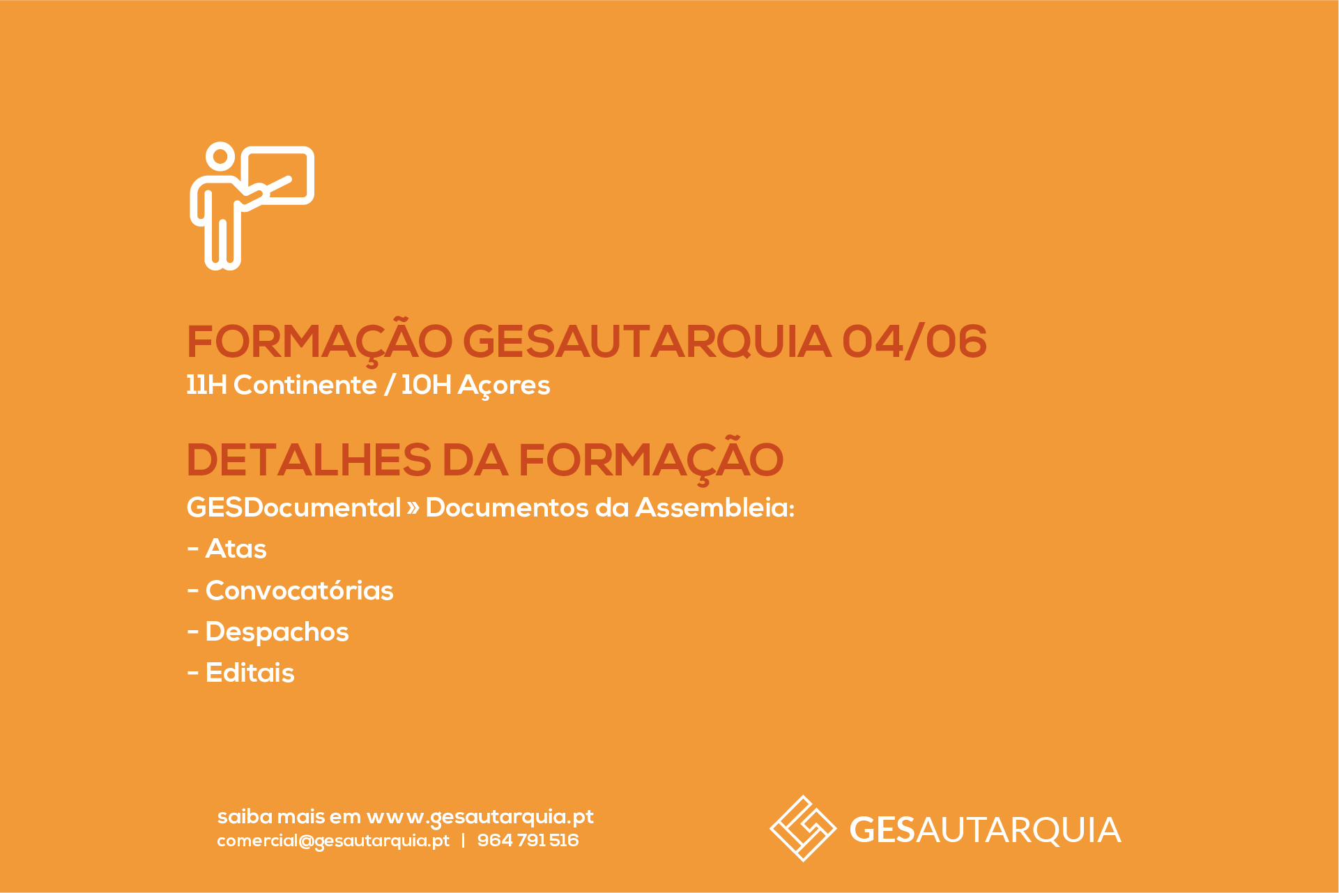 Formação Semanal GESAutarquia
