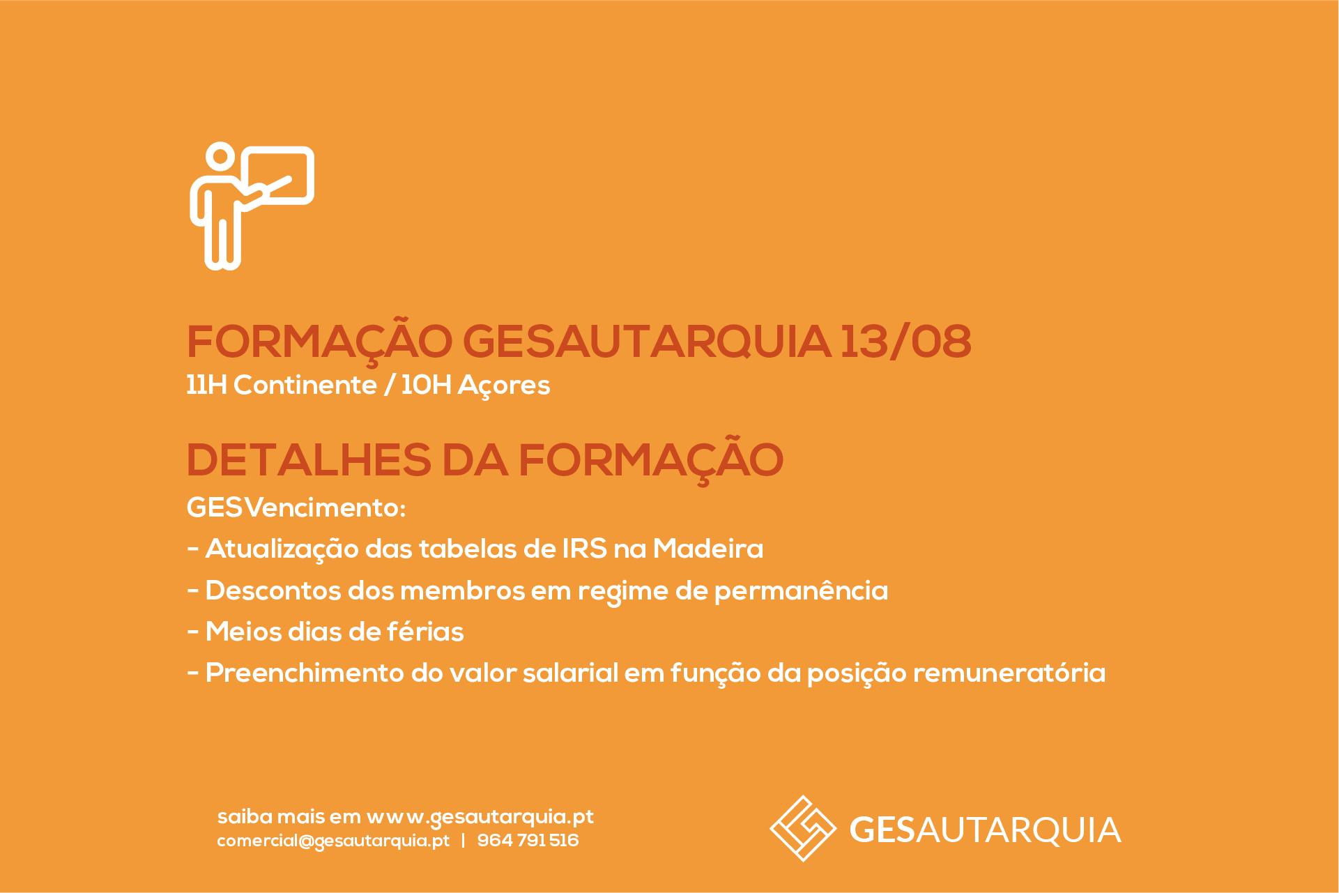 Formação Semanal GESAutarquia
