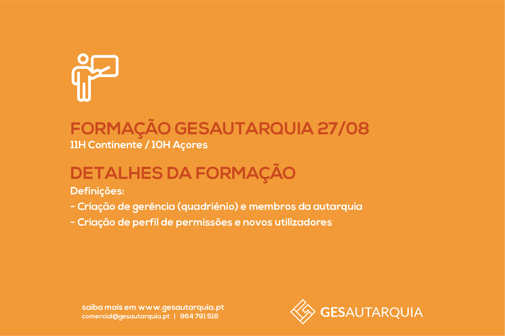 Formação Semanal GESAutarquia