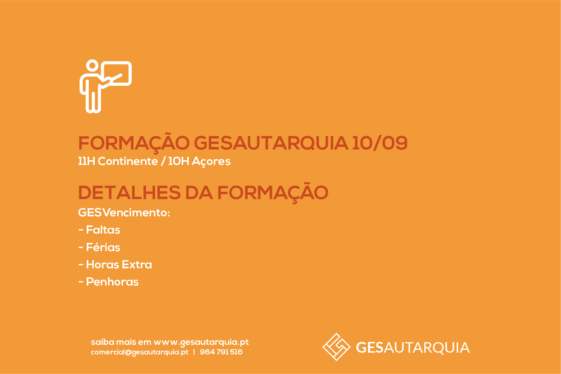 Formação Semanal GESAutarquia