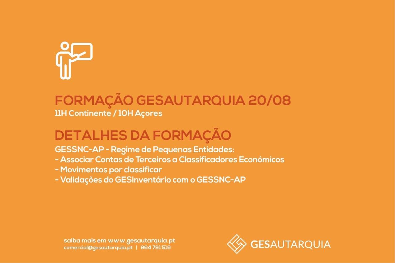 Formação Semanal GESAutarquia