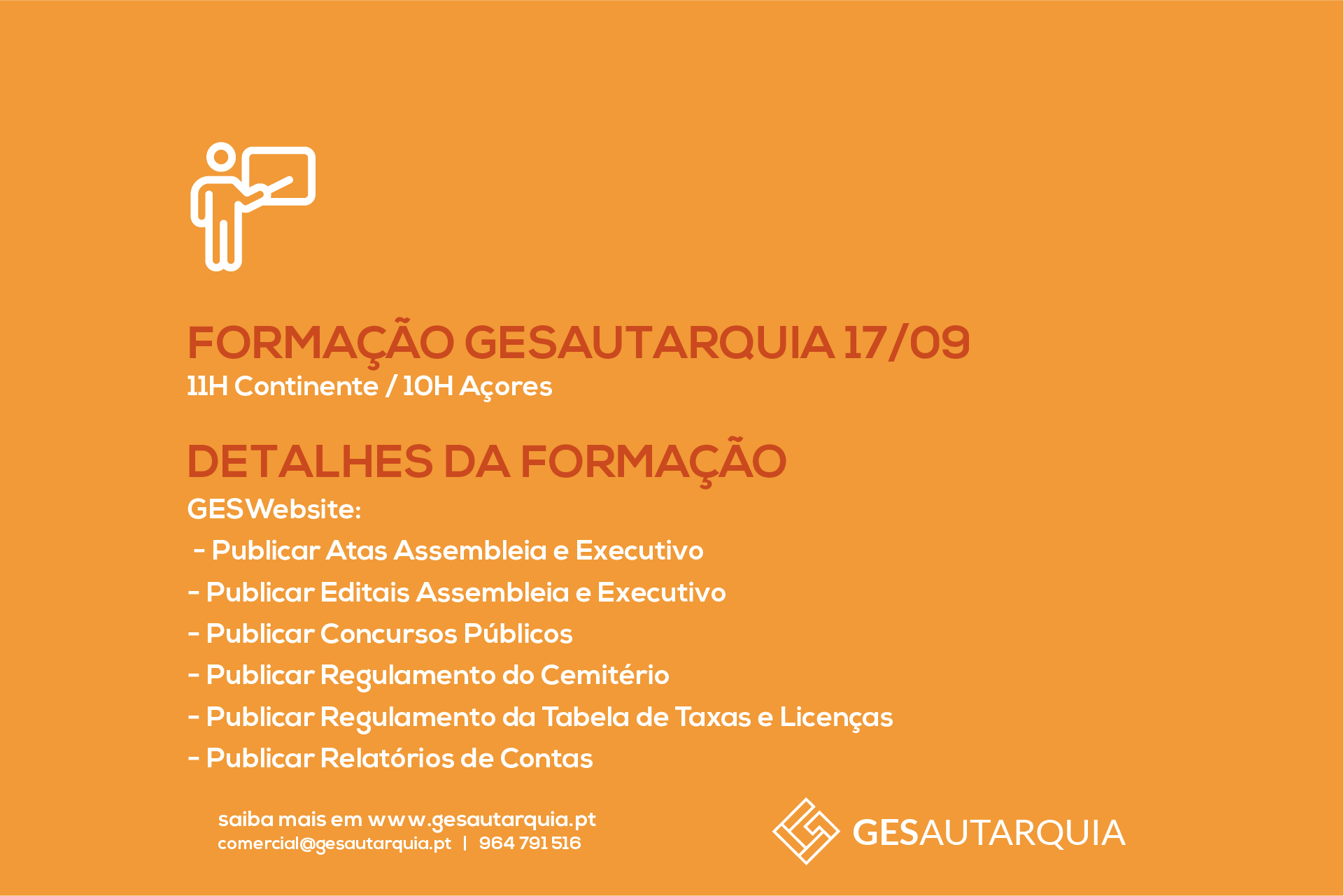 Formação Semanal GESAutarquia