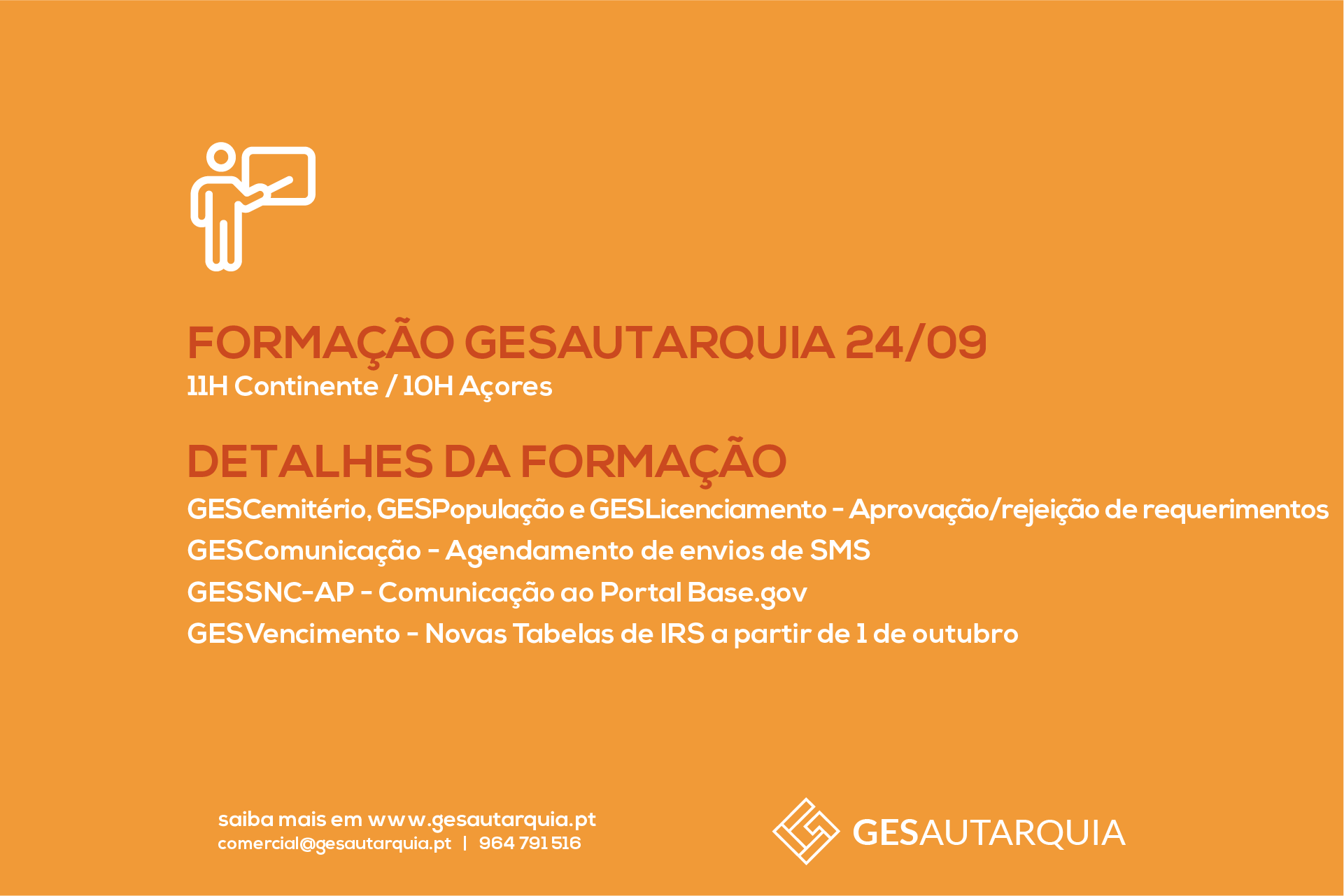 Formação Semanal GESAutarquia