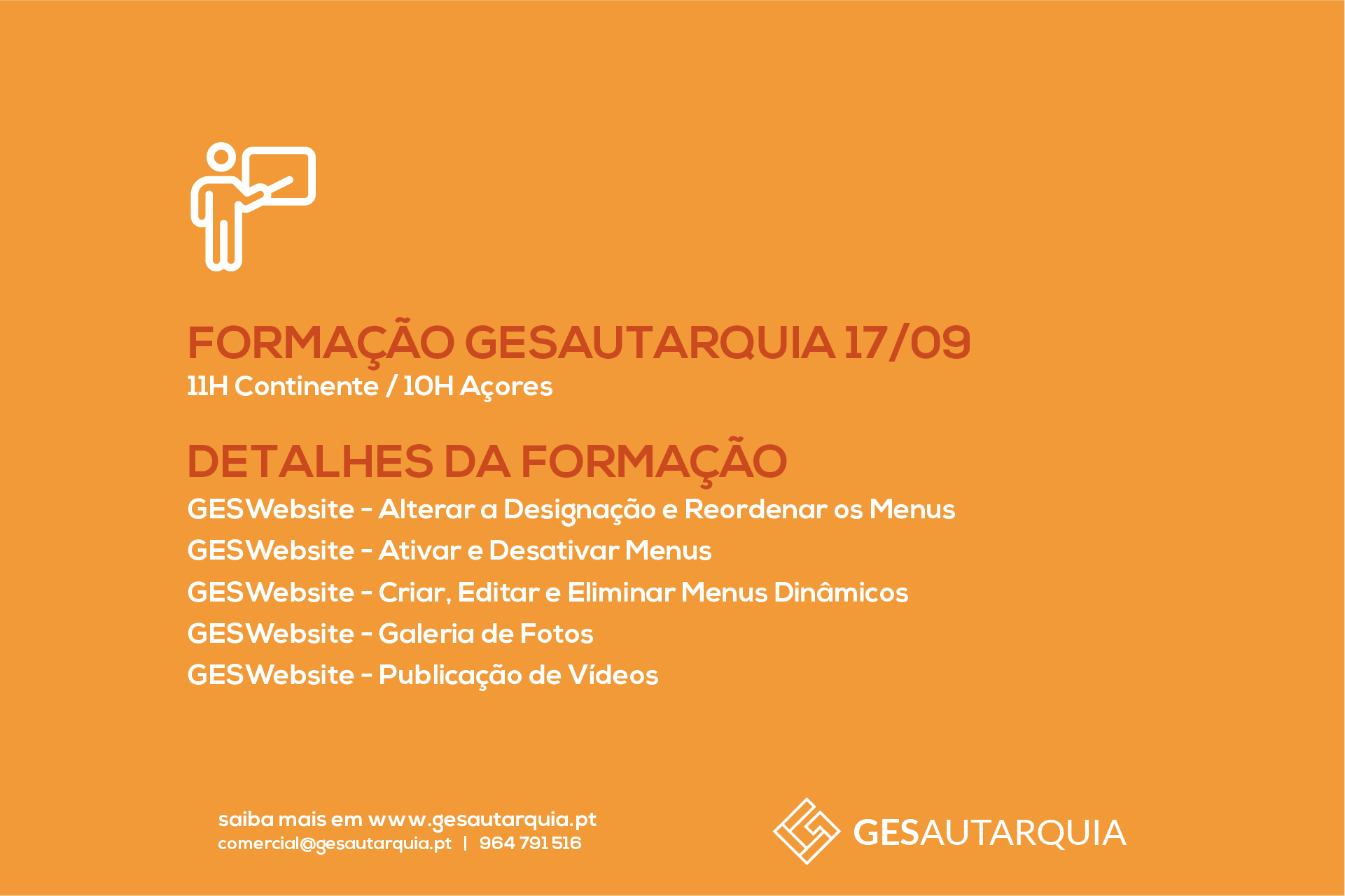 Formação Semanal GESAutarquia