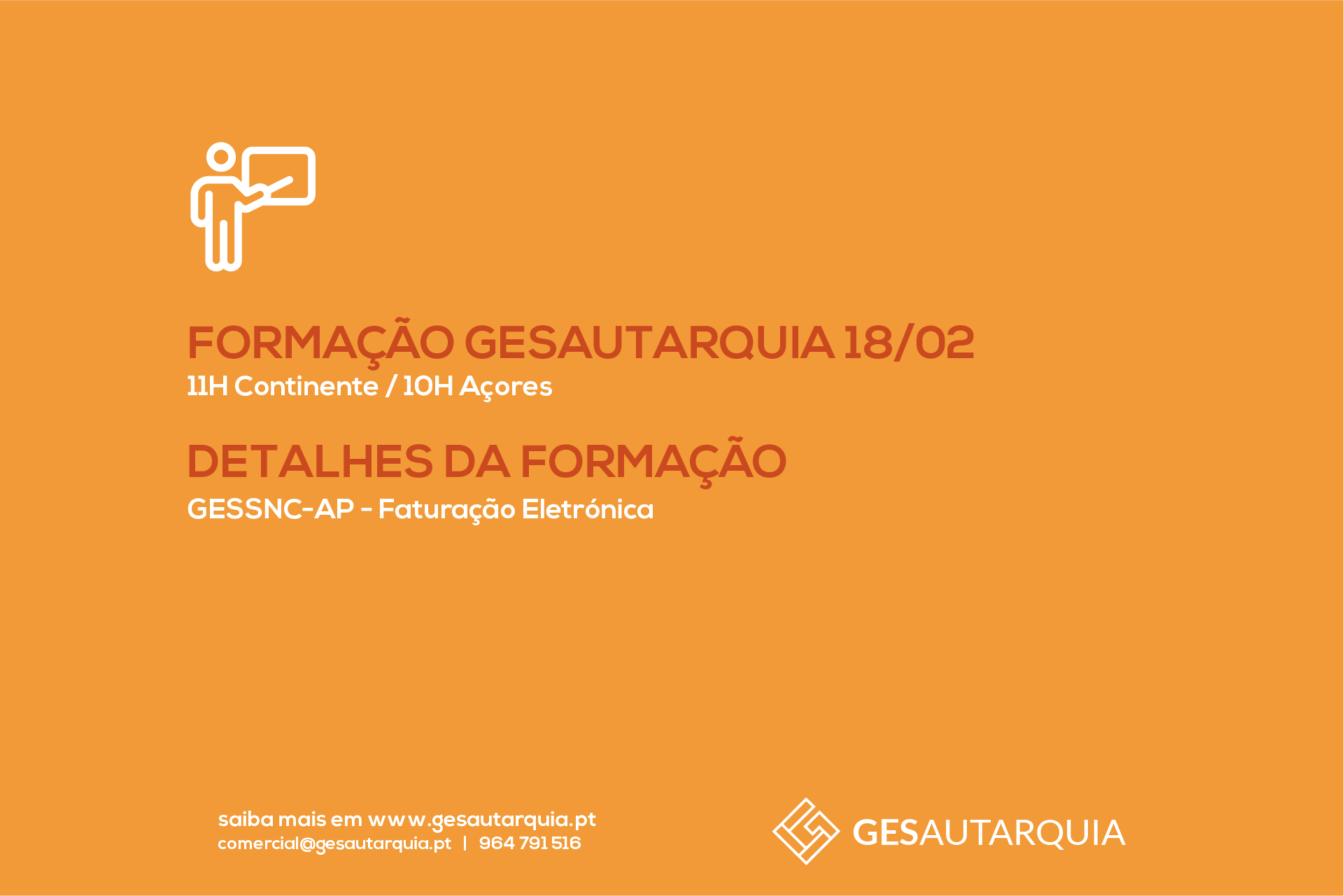 Forma&ccedil;&atilde;o Semanal GESAutarquia