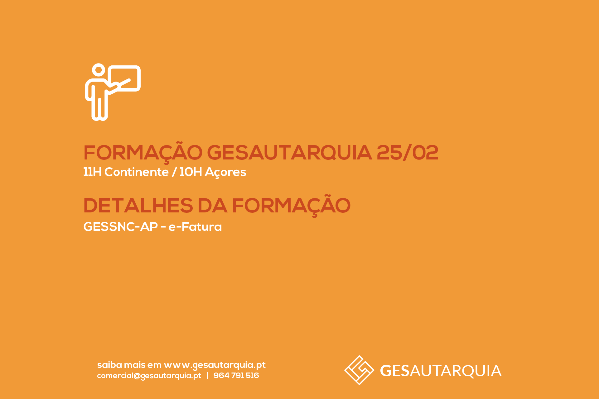 Forma&ccedil;&atilde;o Semanal GESAutarquia