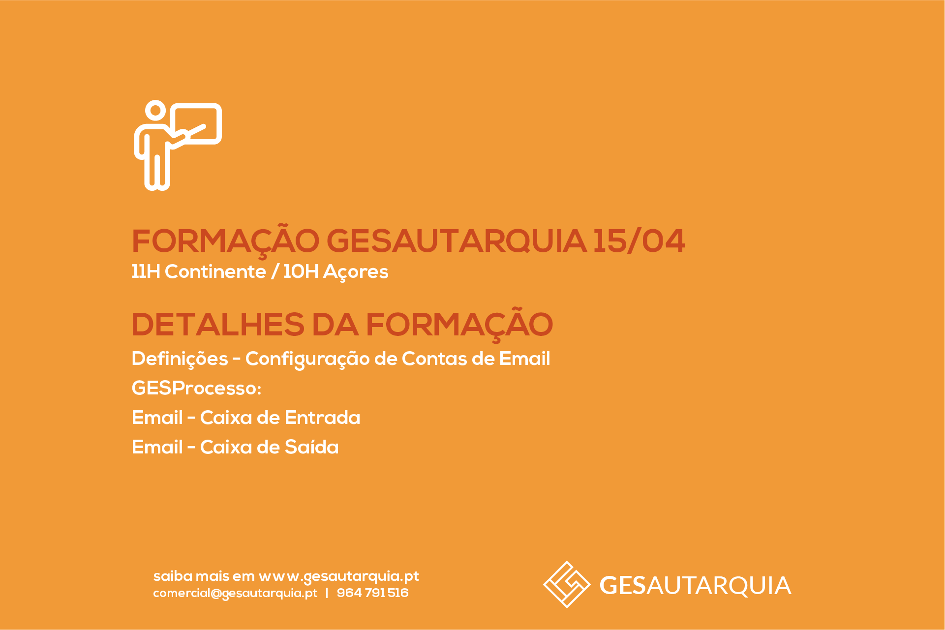 Forma&ccedil;&atilde;o Semanal GESAutarquia