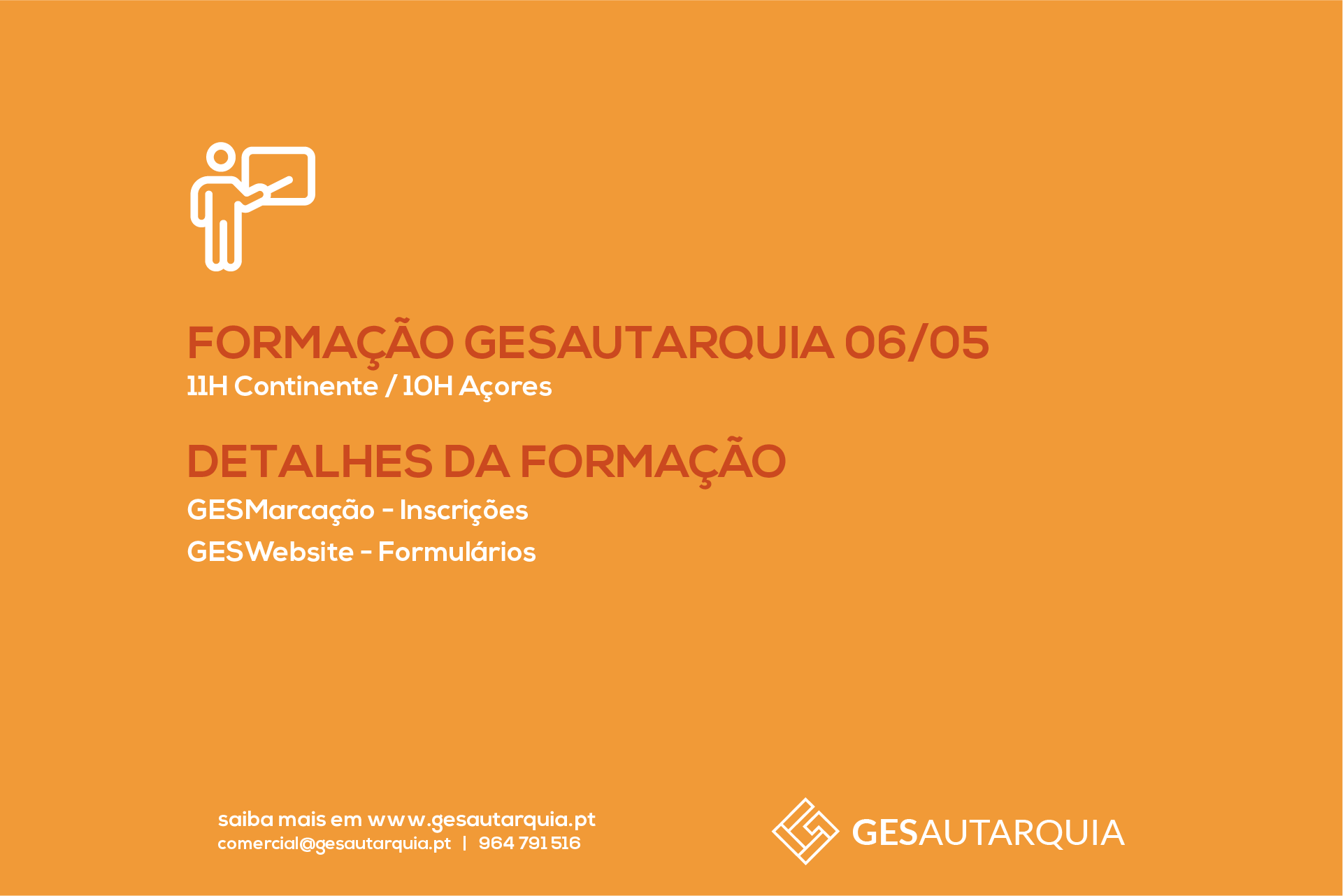 Forma&ccedil;&atilde;o Semanal GESAutarquia