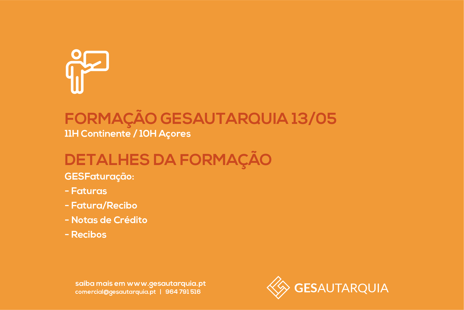 Forma&ccedil;&atilde;o Semanal GESAutarquia