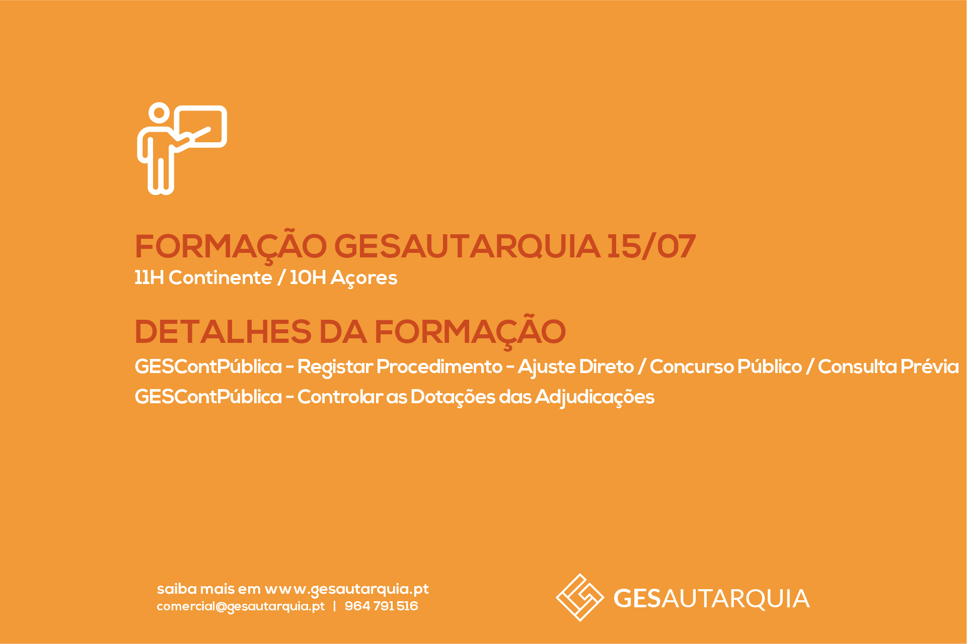 Forma&ccedil;&atilde;o Semanal GESAutarquia