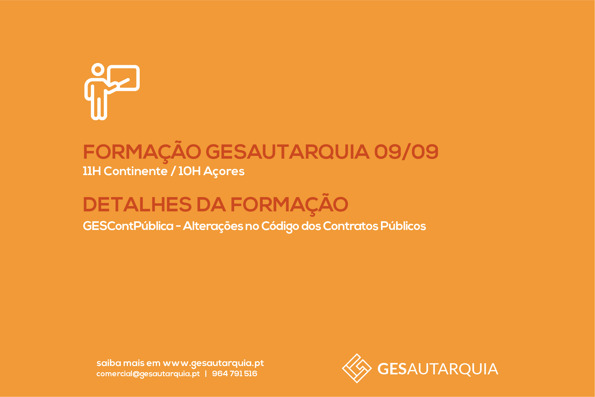 Forma&ccedil;&atilde;o Semanal GESAutarquia