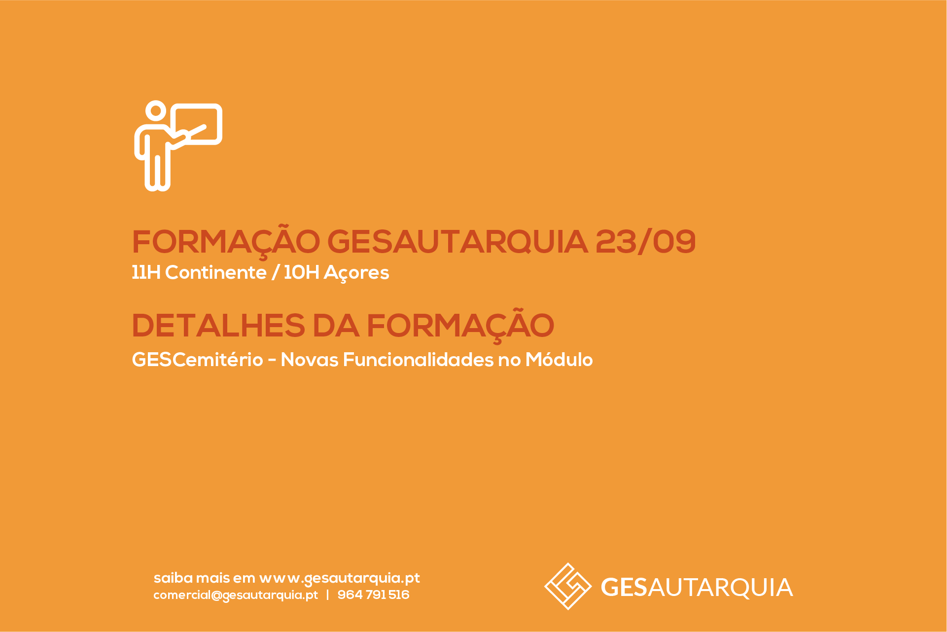 Forma&ccedil;&atilde;o Semanal GESAutarquia